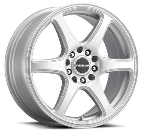 Raceline 146S Matrix 18x8in / 5x100/5x114.3 BP / 40mm Offset / 72.62mm Bore - Gloss Silver Wheel