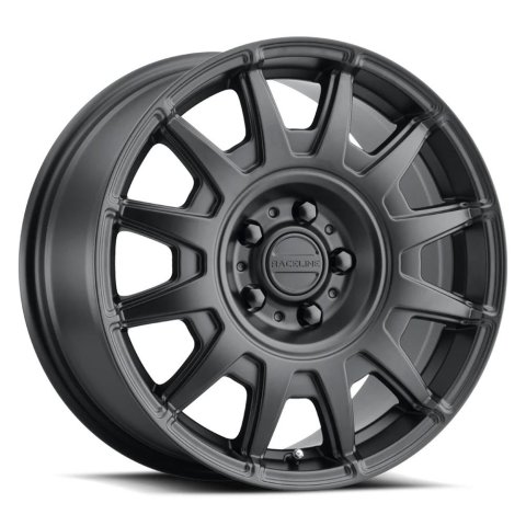 Raceline 401B Aero 17x8in / 5x100 BP / 40mm Offset / 72.62mm Bore - Satin Black Wheel