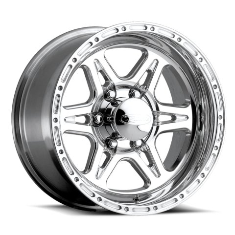 Raceline 886 Renegade 16x8in / 6x139.7 BP / 0mm Offset / 107.95mm Bore - Polished Wheel
