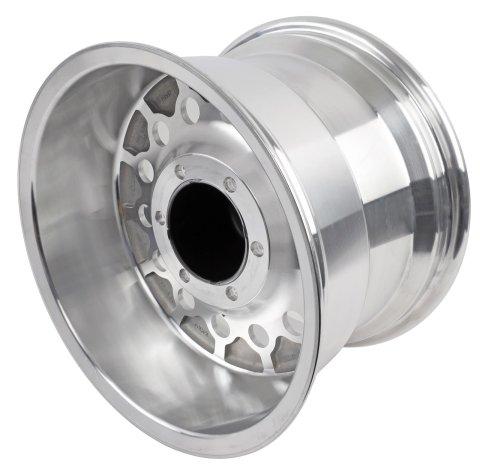 Raceline 887 Rock Crusher 15x10in / 6x139.7 BP / -47mm Offset / 107.95mm Bore - Polished Wheel