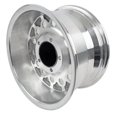 Raceline 887 Rock Crusher 15x8in / 5x139.7 BP / -32mm Offset / 107.95mm Bore - Polished Wheel