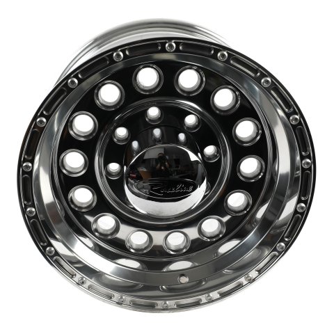 Raceline 887 Rock Crusher 16x8in / 8x165.1 BP / -20mm Offset / 130.81mm Bore - Polished Wheel