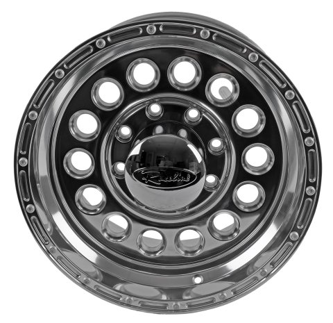 Raceline 887 Rock Crusher 17x9in / 8x170 BP / 0mm Offset / 130.81mm Bore - Polished Wheel