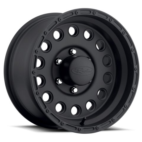 Raceline 887B Rock Crusher 15x8in / 5x139.7 BP / -32mm Offset / 107.95mm Bore - Satin Black Wheel