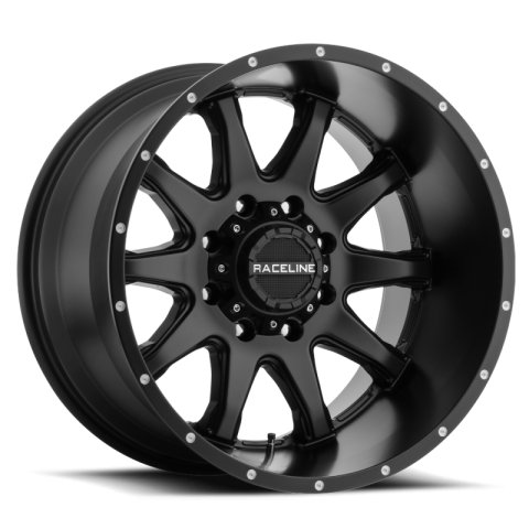 Raceline 930B Shift 20x9in / 5x150/5x139.7 BP / 0mm Offset / 110.3mm Bore - Satin Black Wheel