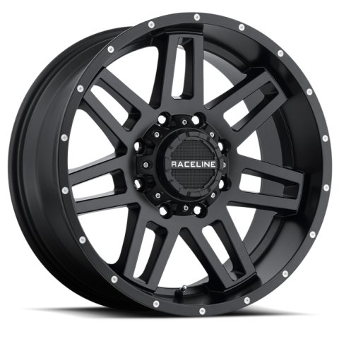 Raceline 931B Injector 18x9in / 8x170 BP / 18mm Offset / 125.2mm Bore - Satin Black Wheel