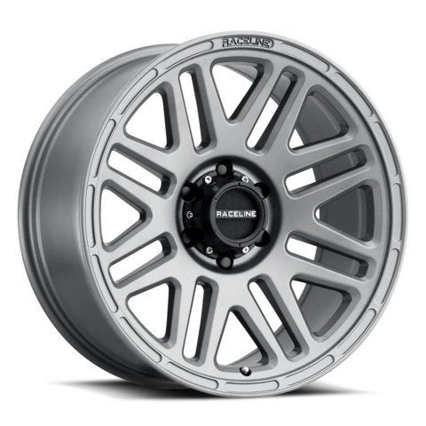 Raceline 944GS Outlander 16x8in / 5x139.7 BP / 0mm Offset / 106.5mm Bore - Greystone Wheel