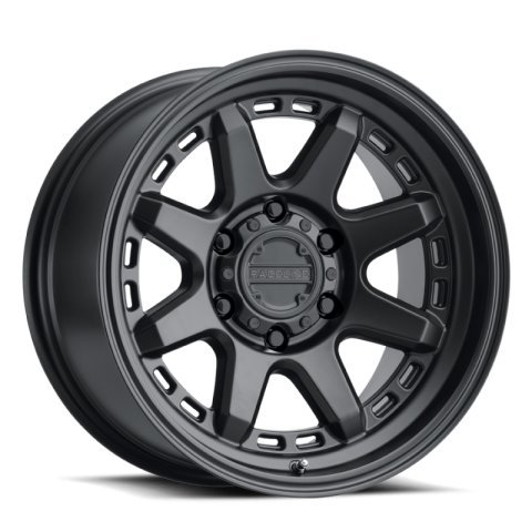 Raceline 947B Scout 16x8in / 5x139.7 BP / 0mm Offset / 106.5mm Bore - Satin Black Wheel