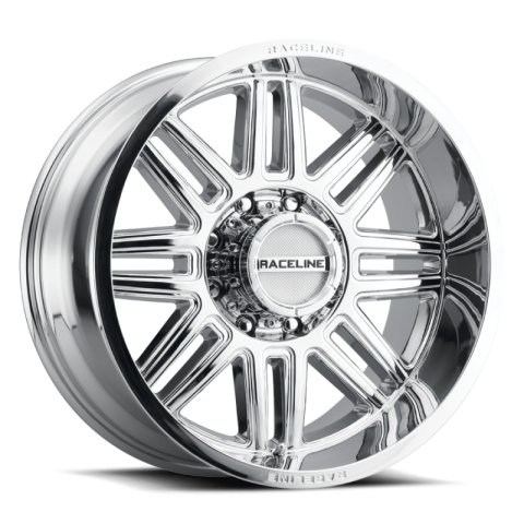Raceline 948C Split 18x9in / 8x180 BP / 18mm Offset / 124.2mm Bore - Chrome Wheel