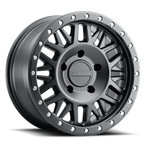 Raceline 951B Ryno 16x8in / 5x114.3 BP / 0mm Offset / 72.62mm Bore - Satin Black Wheel