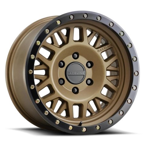 Raceline 951BZ Ryno 17x9in / 8x165.1 BP / -12mm Offset / 125.2mm Bore - Bronze Wheel