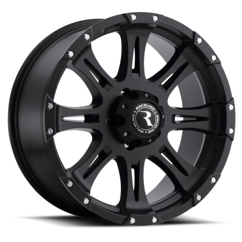 Raceline 981 Raptor 20x9in / 6x135 BP / 30mm Offset / 87.1mm Bore - Satin Black Wheel