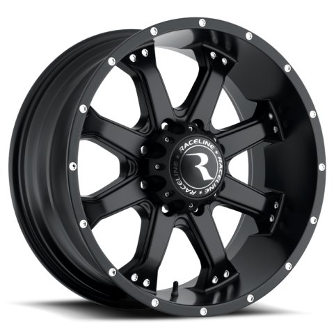 Raceline 991B Assault 20x9in / 6x135 BP / 25mm Offset / 87.1mm Bore - Satin Black Wheel