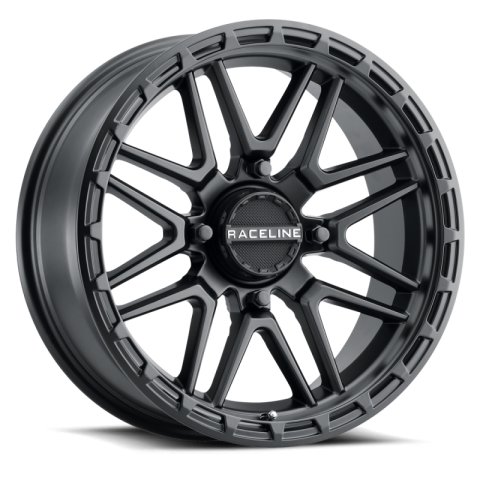 Raceline A11B Krank-XL 20x7in / 4x156 BP / 0mm Offset / 132.5mm Bore - Satin Black Wheel