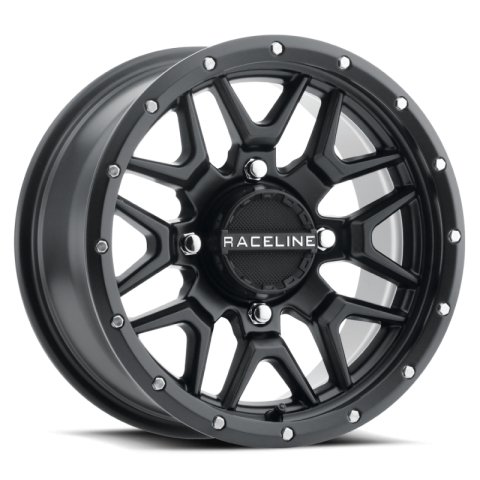 Raceline A94B Krank 14x7in / 4x137 BP / 38mm Offset / 110.18mm Bore - Satin Black Wheel