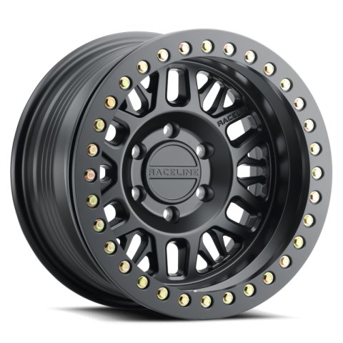 Raceline RT951B Ryno 17x9in / 8x170 BP / -38mm Offset / 130.8mm Bore - Satin Black Beadlock Wheel
