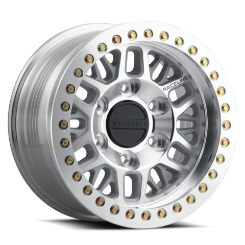 Raceline RT951M Ryno 17x9in / 8x165.1 BP / -12mm Offset / 130.81mm Bore - Machined Beadlock Wheel