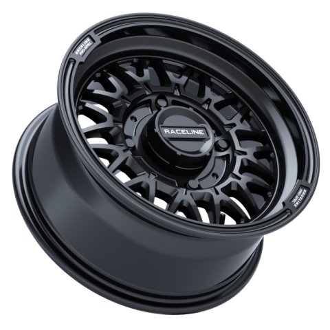 Raceline A13GB Omega 15x10in/4x137 BP / 0mm Offset /110.18mm Bore - Gloss Black Wheel