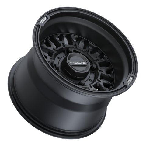 Raceline A13B Omega 14x7in/4x156 BP / 10mm Offset /132.5mm Bore - Satin Black Wheel