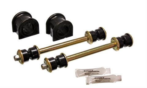 Energy Suspension 98-01 Ford Explorer/Bronco 2WD/4WD 34mm Black Front Sway Bar Bushing Set