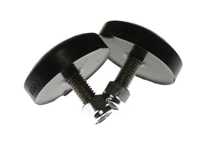 Energy Suspension Low Profile Black Bump Stop Set 11/16 inch Tall / 2 inch dia. (2 per set)