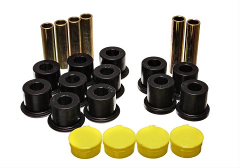 Energy Suspension 98-03 Dodge Durango 2WD / 00-03 Dodge Durango 4WD Blk Rear Leaf Spring Bushing Se