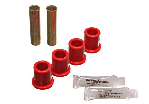 Energy Suspension 89-97 Ford Ranger Red Rear 2WD Frame Shackle Bushings Set