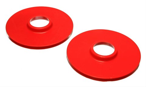 Energy Suspension 97-06 Jeep Wrangler YJ & TJ Red Rear Coil Spring Isolator Set