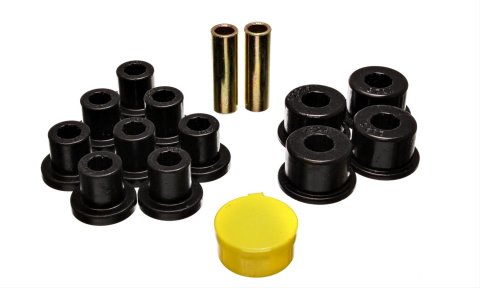 Energy Suspension 6/74-80 MG MGB Black Rear Leaf Spring Bushing Set