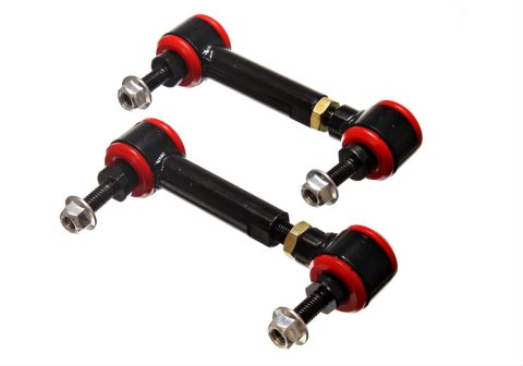 Energy Suspension Universal Red 3-3/4in-4-3/4in inAin Range Pivot Style End Link Set