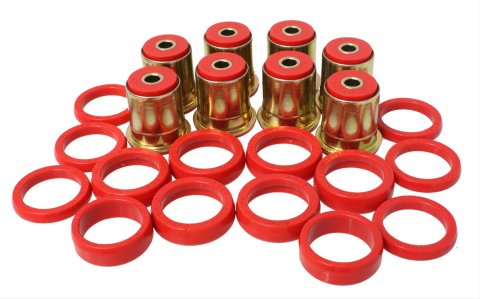 Energy Suspension GM Red Rear End Control Arm Bushing Set w/ Thrust Washer