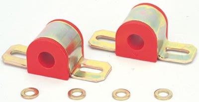 Energy Suspension Universal Red 3/4in / 19mm Non-Greaseable Sway Bar Bushings