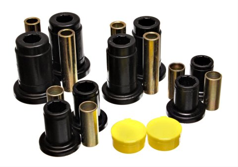 Energy Suspension 92-97 Mercury Gr Marquis / 92-97 Ford Crown Victoria Blk Front End C/A Bushing Set