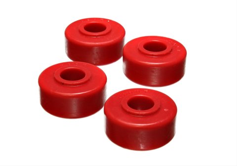 Energy Suspension 79-93 Dodge D-50 2WD / 87-96 Mitsubishi 2WD PU Red Front Strut Rod Bushing Set
