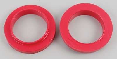 Energy Suspension Universal 3 3/4in ID 25 7/16in OD 3/4in H Red Coil Spring Isolators (2 per set)