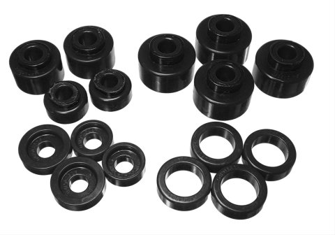 Energy Suspension 99-07 Ford F-250/F-350 SD 2/4WD Crew Cab Body Mount Set - Black