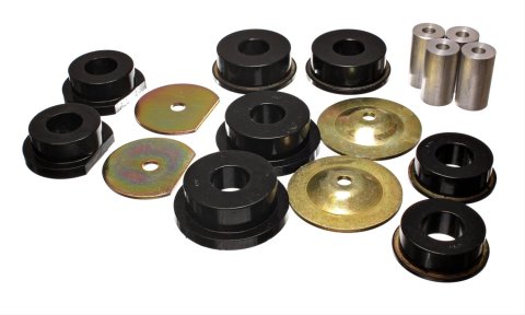 Energy Suspension Dodge 08-10 Challenger/ 07-10 Charger/05-08 Magnum RWD Blk Rear Subframe Bushings