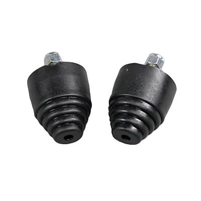 Energy Suspension Universal Black 1-1/2in OD x 11/16in McPherson ID Strut Bump Stop Set