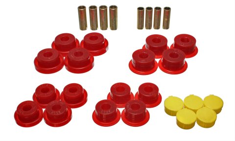 Energy Suspension Dodge Ram 99-01 1500/99-02 Ram 2500/3500 4WD Red Front End Control Arm Bushing Set