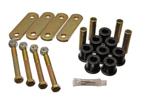 Energy Suspension Ford Heavy Duty Shackle Set - Black