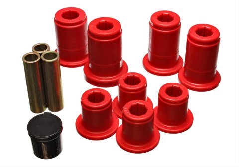 Energy Suspension Front Control Arm Bushing Set - Red