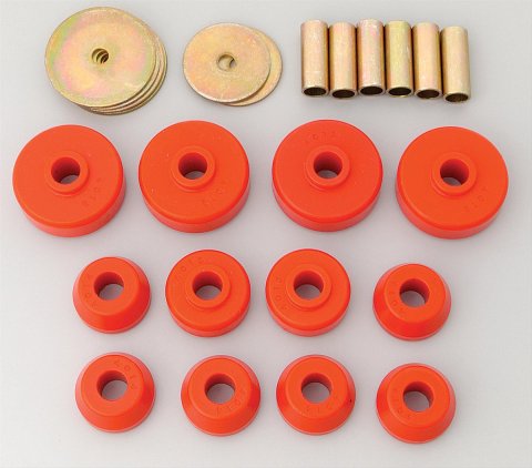 Energy Suspension Body Mount Set - Red