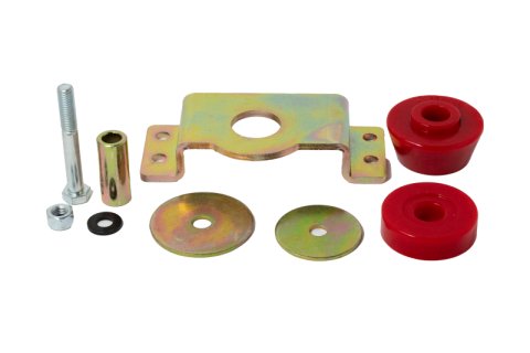 Energy Suspension 07-21 Toyota Tundra 5.7L RWD Transmission Mount Adapter Set - Red