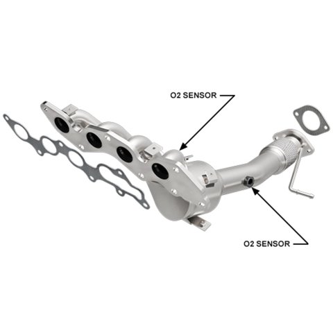 MagnaFlow Direct Fit Catalytic Converter 10-13 Mazda 3 2.0L Manifold