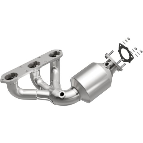 MagnaFlow Direct Fit Catalytic Converter 2006 Porsche Cayman 3.4L Underbody