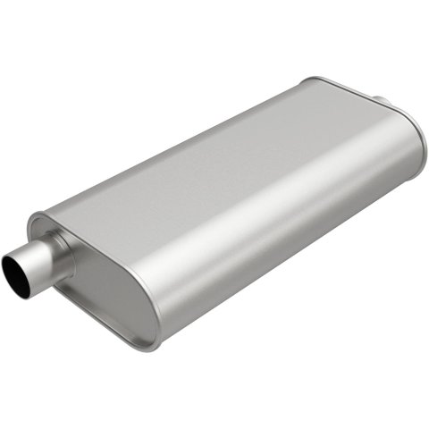 Magnaflow Rumble Muffler 20in Body (L) 26.5in Overall (L) - 9.75in Body (W) - 2.5in Offset/Center