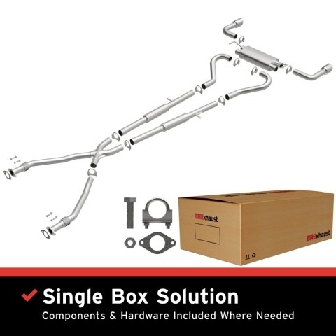 BRExhaust 14-22 Infiniti Q50 Exhaust Kit