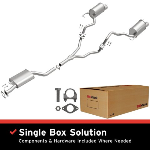 BRExhaust 07-09 Hyundai Santa Fe 3.3L Exhaust Kit