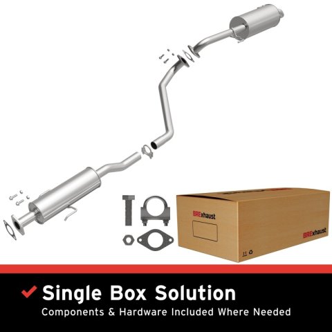 BRExhaust 10-13 KIA FORTE KOUP FORTE Exhaust Kit