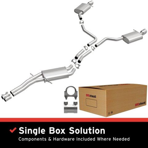 BRExhaust 12-15 Audi A6 Quattro A7 Quattro 3L Exhaust Kit